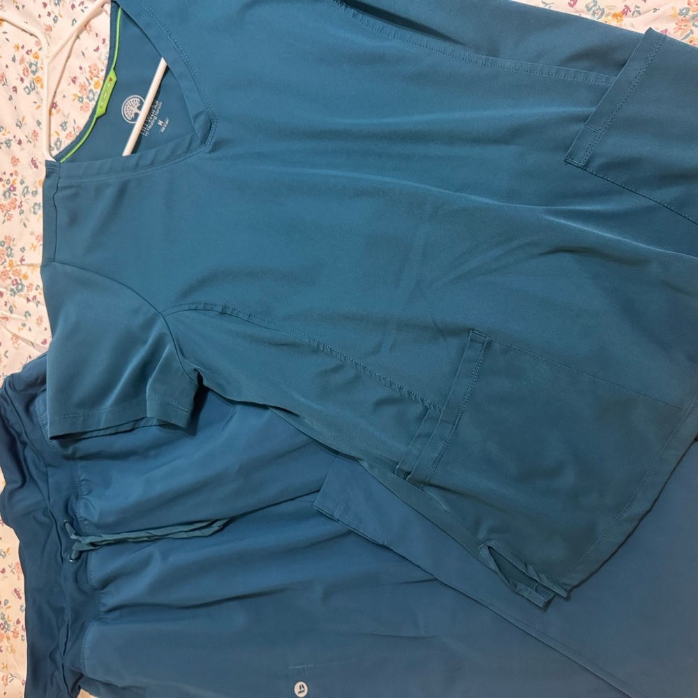 Blue Scrub Top & Pants